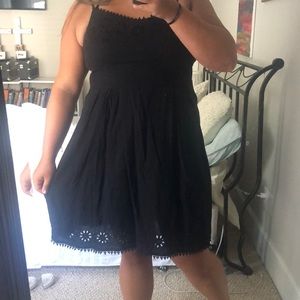 Black Cotton summer dress